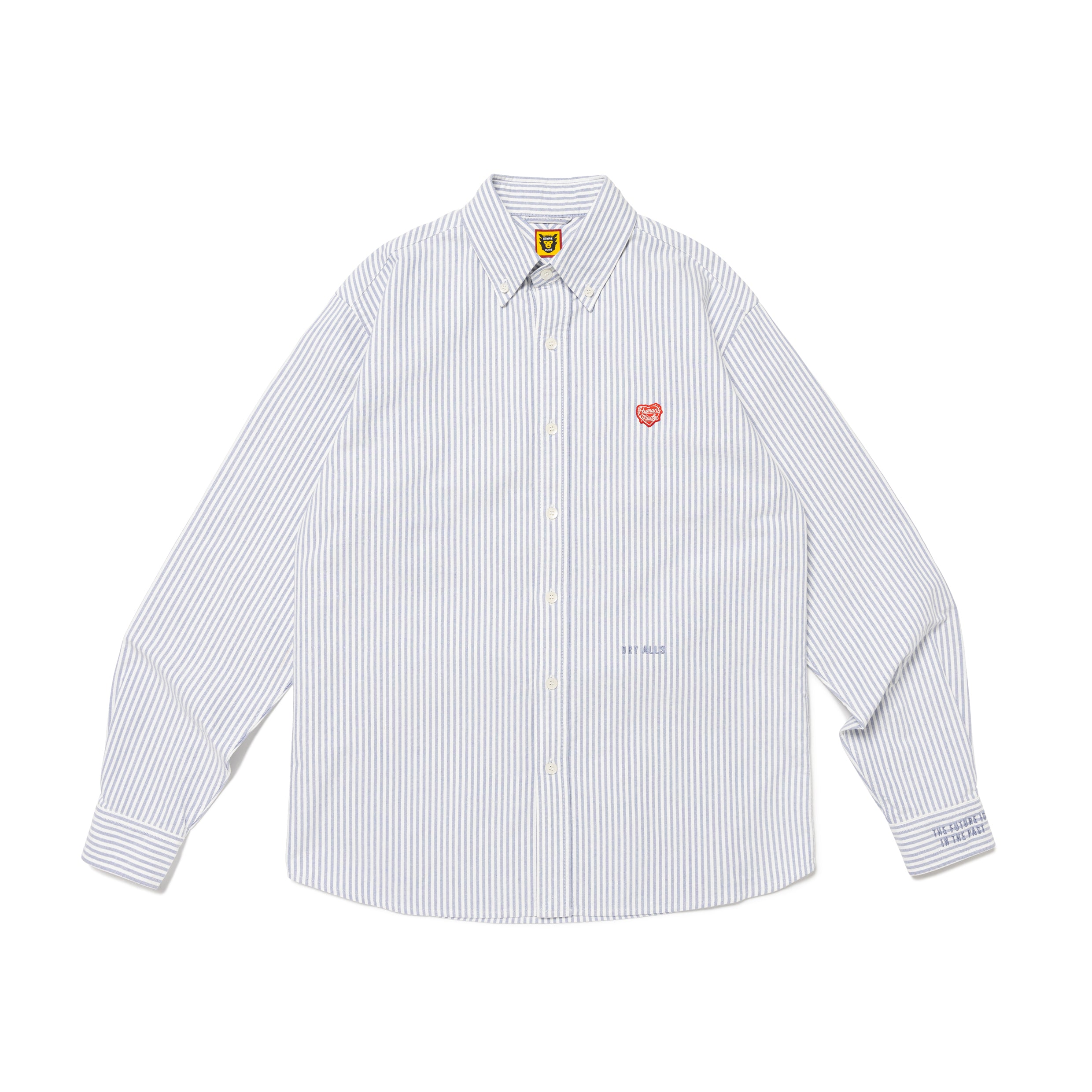 Striped Oxford Bd Shirt - Blue / S